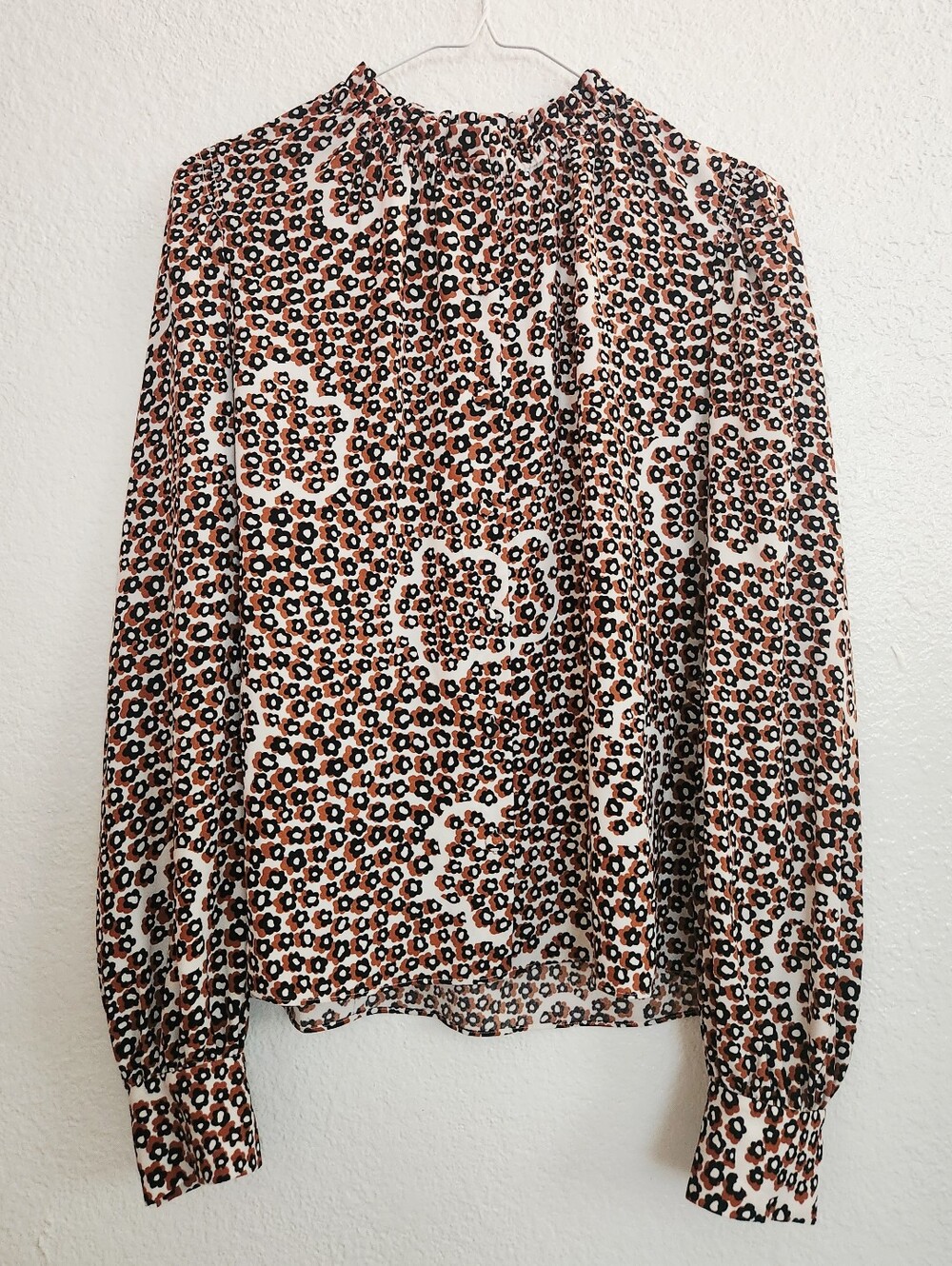 Kate Spade Leopard Print Blouse. Size S